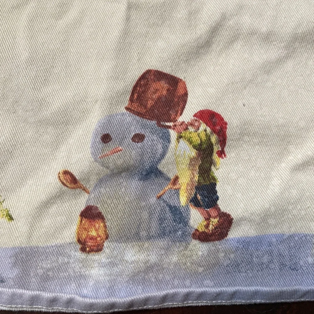 Williams Sonoma Kids Childrens Christmas Apron Nordic Elves Baking Cooking Gnome